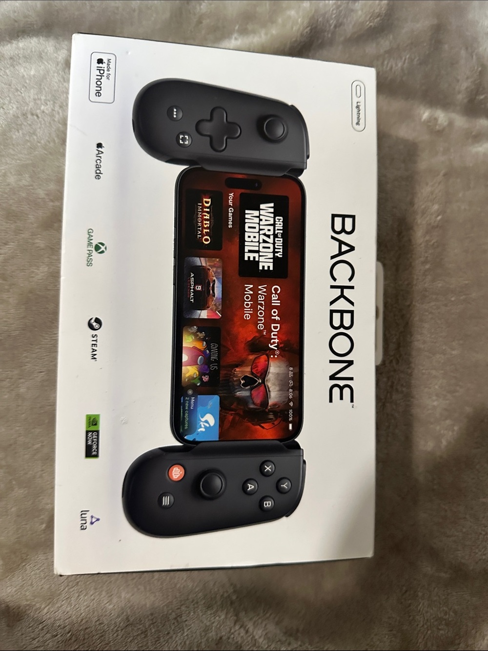 Backbone Mobile Gaming Controller for iPhone - Black
